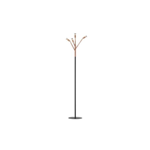 Örsjö, Kvist Golvlampa,  4 armar, Svart/Rå stål