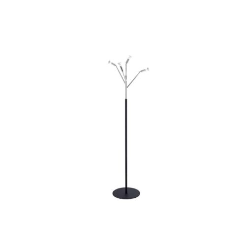 Örsjö, Kvist Golvlampa,  4 armar, Svart/Rå stål - Bild 4