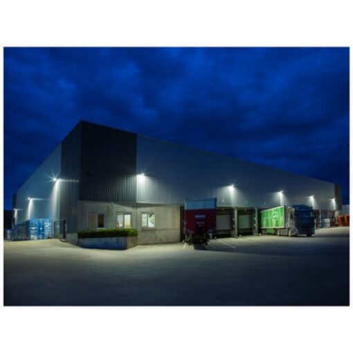 Kalani IP66 3KLM, ytmonteras, 23W, 3200lm, 3000K, CRI80, assymetrisk 65x120°, ONOFF, svart, kabel 1m - Bild 5