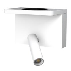 Bedside Charge, vägg, 3W, 178lm, 2700K, dimbar, vit