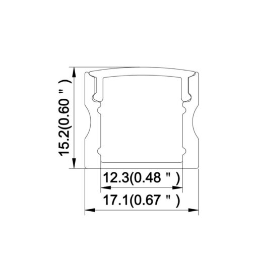 Scanstrip Djup, L1800mm, vit, 12,3mm listbredd - Bild 4