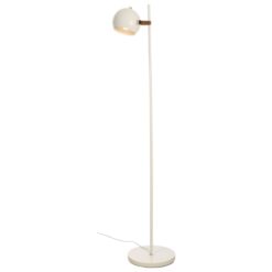 BOW golvlampa 1-arm, H1520mm, Gu10, vit/brun/silver
