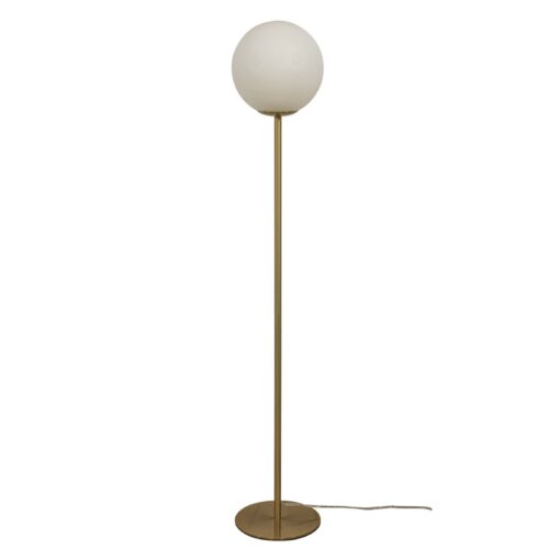 MOLEKYL golvlampa, H1300mm, E14, matt mässing/opalvit - Bild 5