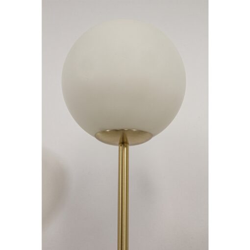 MOLEKYL golvlampa, H1300mm, E14, matt mässing/opalvit - Bild 6