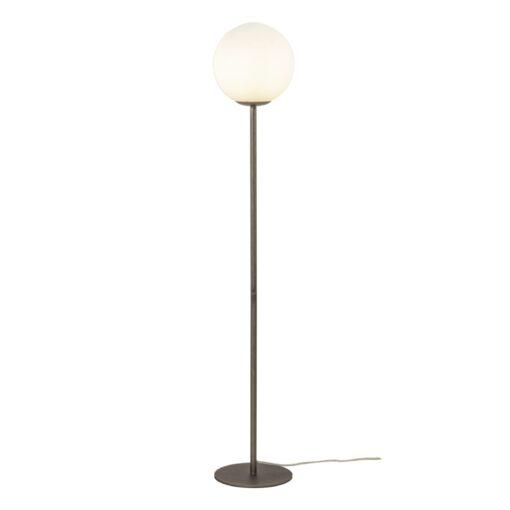 MOLEKYL golvlampa, H1300mm, E14, tenn/vit