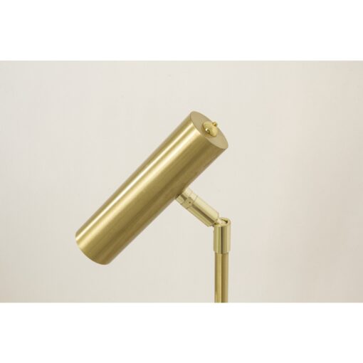 ARCTIC golvlampa dubbel, H1370mm, 2X6W, 3000K, matt/mässing - Bild 3