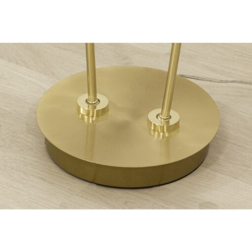ARCTIC golvlampa dubbel, H1370mm, 2X6W, 3000K, matt/mässing - Bild 4