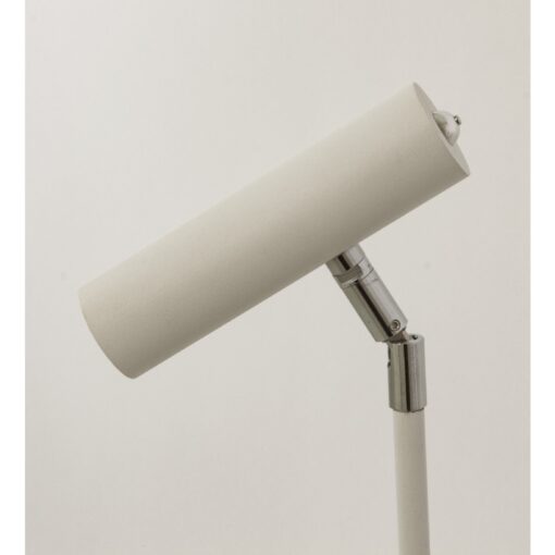 ARCTIC golvlampa dubbel, H1370mm, 2X6W, 3000K, vit/krom - Bild 3