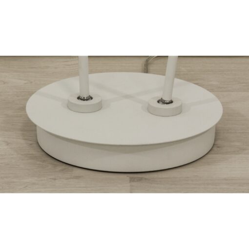 ARCTIC golvlampa dubbel, H1370mm, 2X6W, 3000K, vit/krom - Bild 4