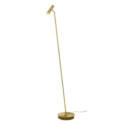 ARCTIC golvlampa, H1370mm, 6W, 3000K, matt/mässing