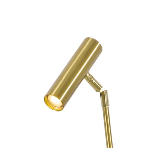 ARCTIC golvlampa, H1370mm, 6W, 3000K, matt/mässing - Bild 4