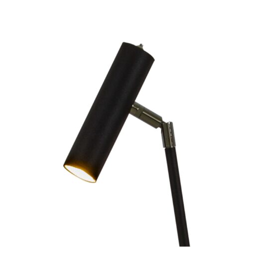 ARCTIC golvlampa, H1370mm, 6W, 3000K, svart/krom - Bild 3