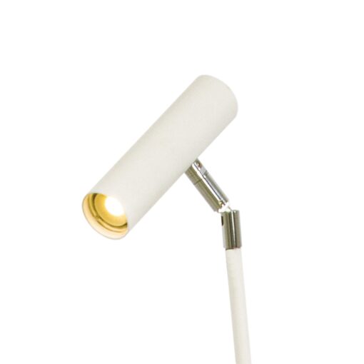 ARCTIC golvlampa, H1370mm, 6W, 3000K, vit/krom - Bild 3