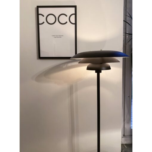 EPSILON golvlampa, H1500mm, E27, svart - Bild 3