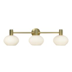 ELBA vägglampa 3:a, B630mm, G9, matt mässing