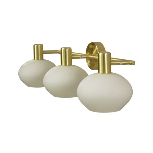 ELBA vägglampa 3:a, B630mm, G9, matt mässing - Bild 3