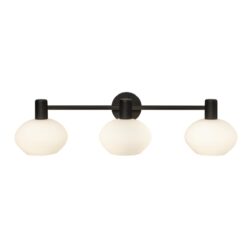 ELBA vägglampa 3:a, B630mm, G9, svart