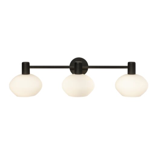 ELBA vägglampa 3:a, B630mm, G9, svart