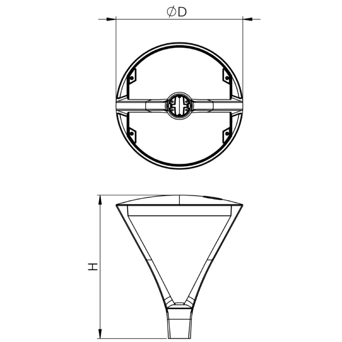 Sadal, 20/30/40W, 2560/3900/5000lm, 3000/3500/4000K, ONOFF - Bild 6