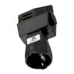 Global Trac Pro Eluttag 10A 250V 100N, Svart, XTSA67S-2