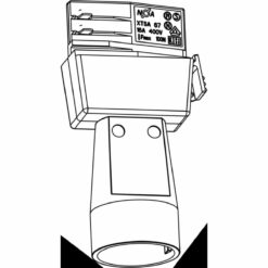 Alternative view of Global Trac Pro Eluttag 10A 250V 100N, Svart, XTSA67S-2