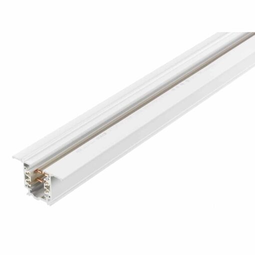 Global Trac Pro Kontaktskena Infälld 3-fas, 1m, Vit, XTSF4100-3