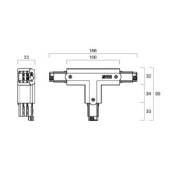 Alternative view of Global Trac Pro T-skarv, Vit, XTS40-3