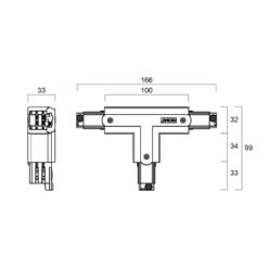 Alternative view of Global Trac Pro T-skarv, Vit, XTS39-3