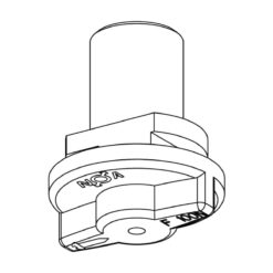 Alternative view of Global Trac Pro Infästning för krok/wire 2mm, Vit, XTAK142-3
