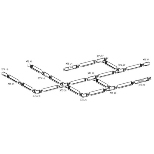 Global Trac Pro L-skarv, Svart, XTS34-2 - Bild 3