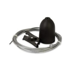 Global Trac Pro/Pulse Wirependel 3m snabbinfästning 150N, Svart, SPW11SK-2/3M