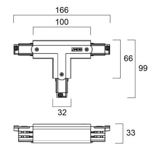 Global Trac Pro T-skarv, Svart, XTS36-2 - Bild 2