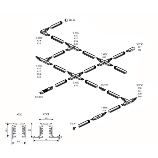 Global Trac Pulse X-skarv Dali, Vit, XTSC638-3 - Bild 4
