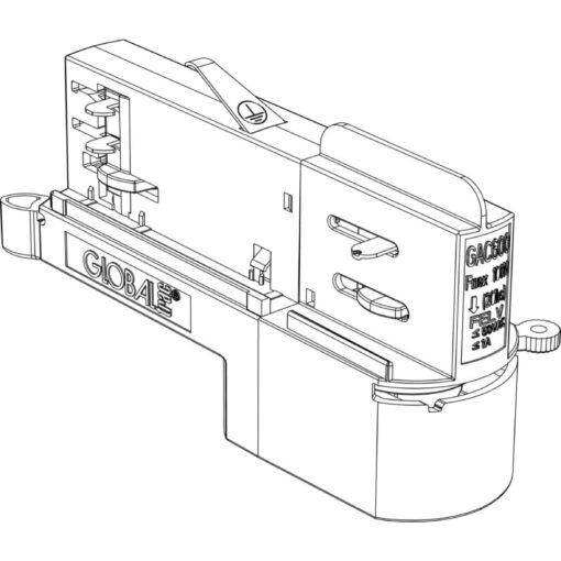 Global Trac Pulse Multiadapter Dali 10A 250V 100N, Grå, GAC600-1 - Bild 2