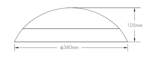 Athos, D340mm, ytmonteras, 15W, 1425lm, 3000K, CR80, opal, MWC, vit - Bild 3
