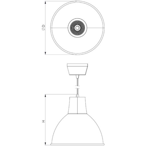 Chara, D315mm, 27W, 2525lm, 3000K, ONOFF - Bild 6