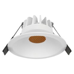 Styx vit/koppar, D90mm, 7,5W, 545lm, 2700K