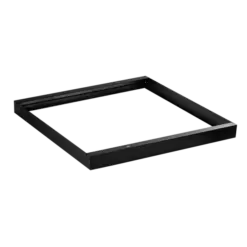 Monteringsram, LED panel, 605x605x53mm, svart