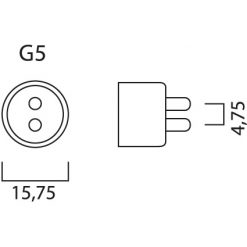 Alternative view of Lysrör T5, L1149mm, 54W, 4000K