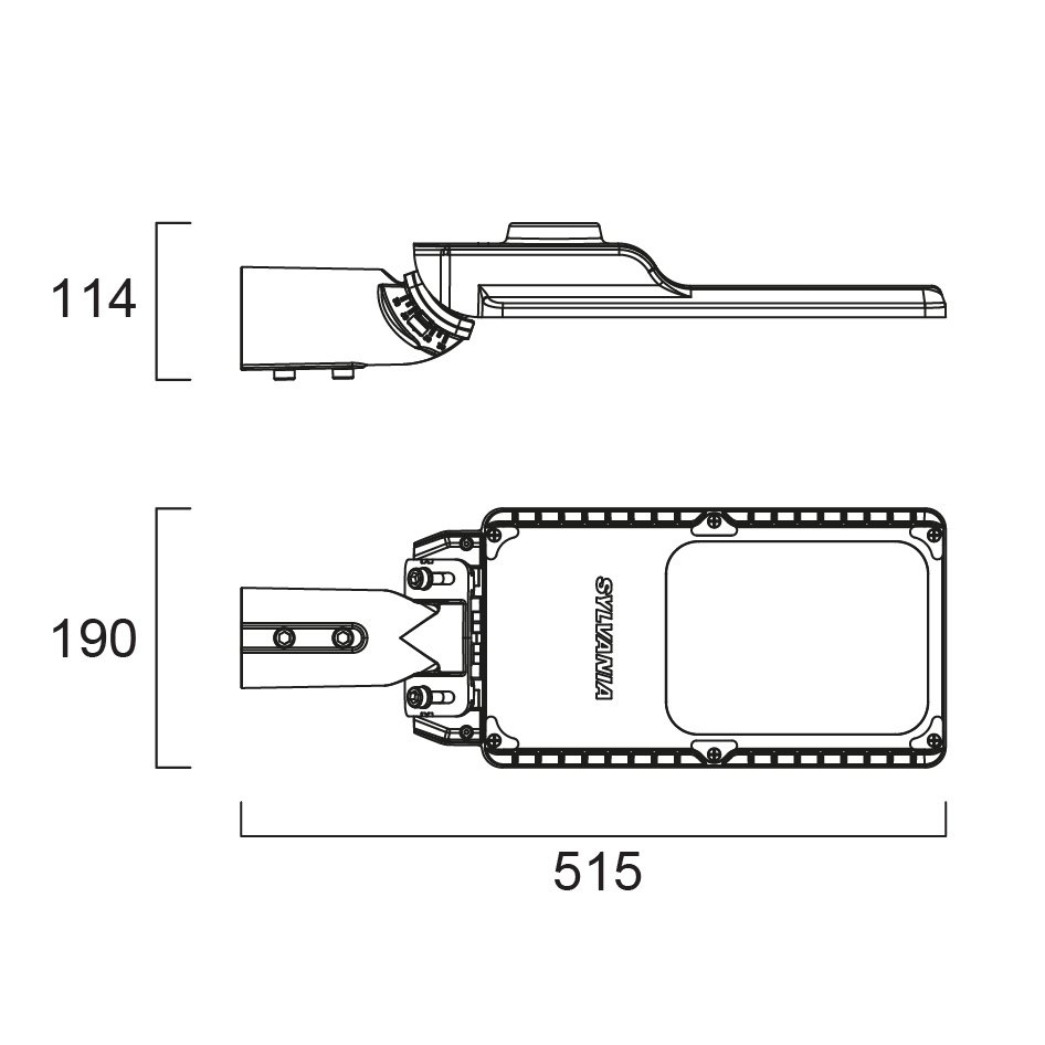 Zephyr, L515mm, 27W, 4000lm, 3000K, ONOFF - Bild 2