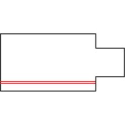 Alternative view of Global Trac Pro Nätanslutning ände vänster, Vit, XTS11-3
